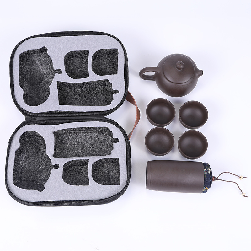 Tea Storage Box Purple Sand Pot Storage Bag Porcelain Gift Storage Box Glass Purple Sand Pot Protective Cover Customized