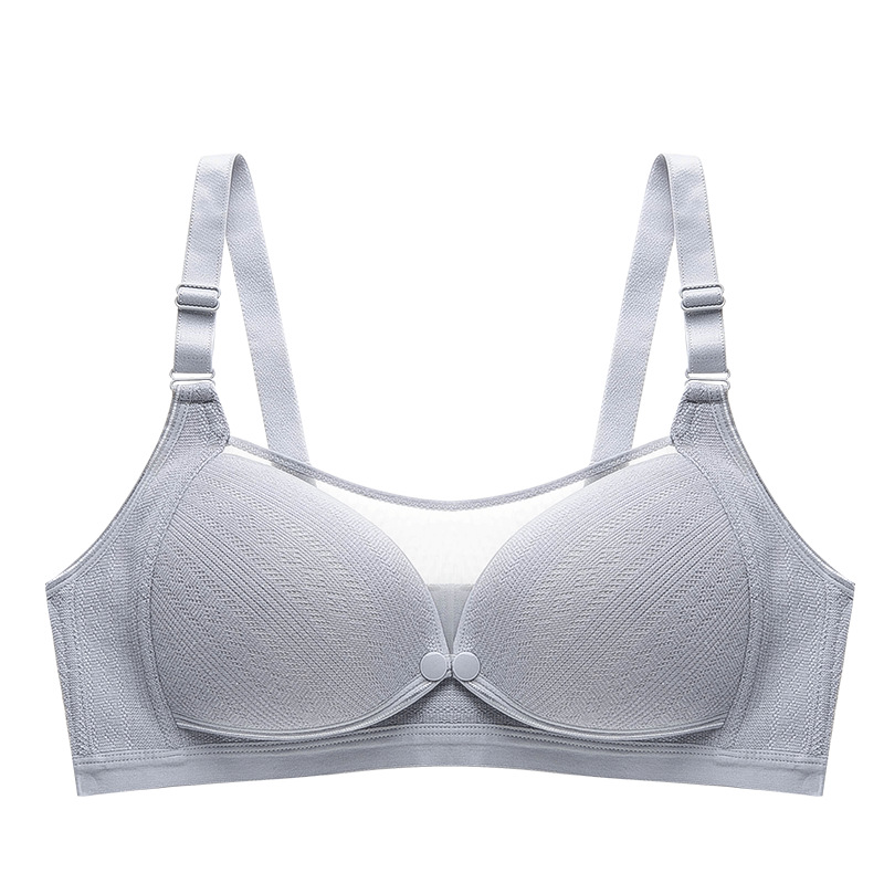 New Nursing Bra No Steel Ring Pregnant Women's Underwear Pregnant Women's Bra with Type Refusal to Sag Postpartum Feeding