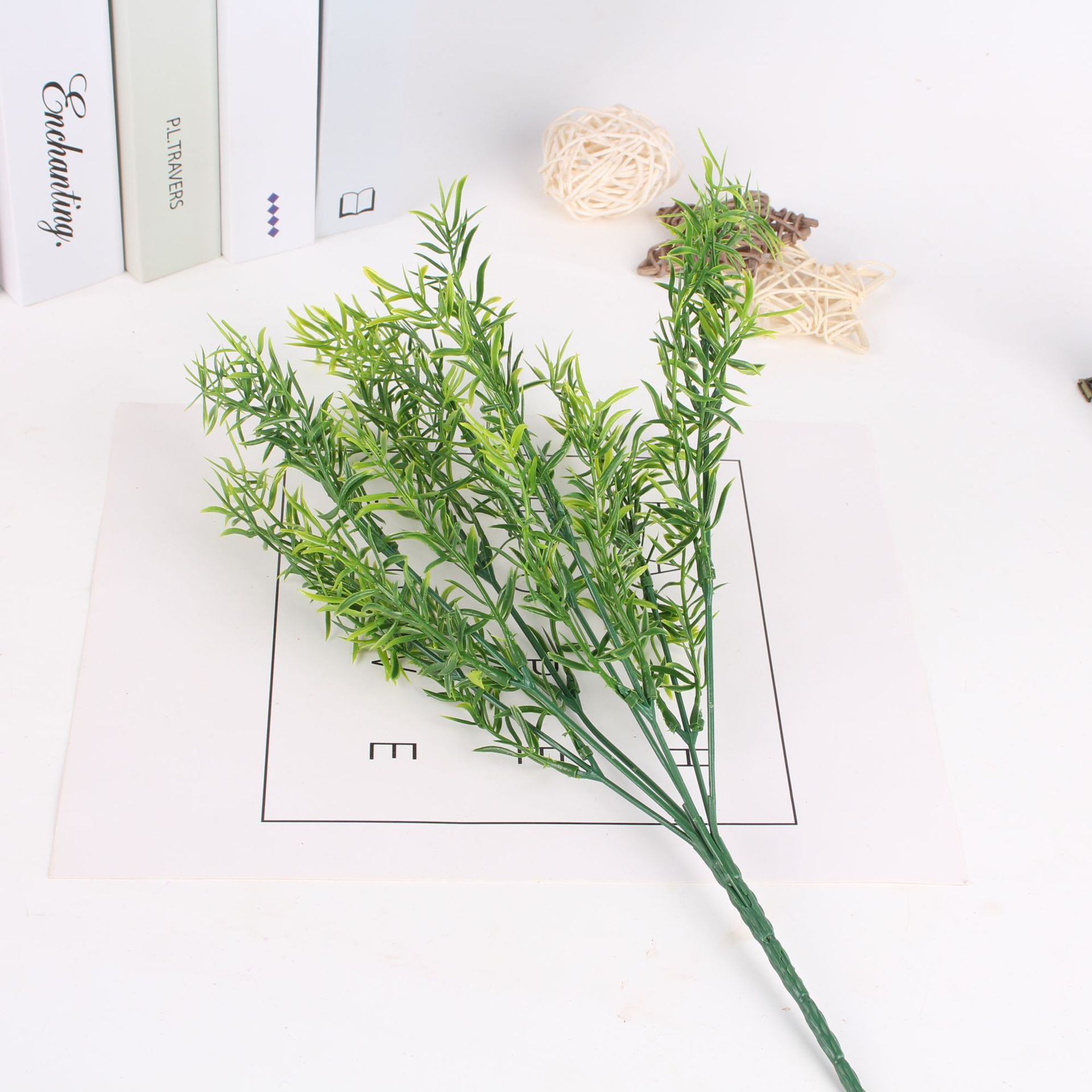 7 fork goldfish grass green grass plant wall material simulation green plants aquatic plants plastic grass