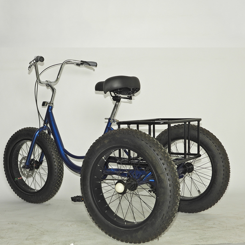 Pedal People's Tricycle, Bicycle, Three-Wheeled Trolley, Adult Transportation, Elderly and Children's Stall, Cargo Sanitation