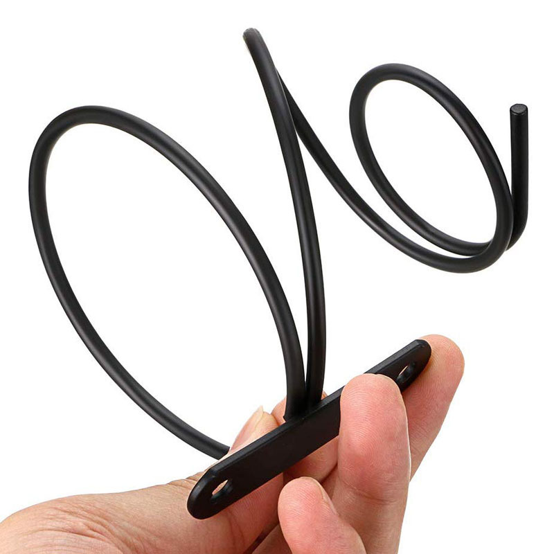 Simple exquisite iron wall wine rack hollow wall wine rack decorative black wine rack foreign trade cross-border