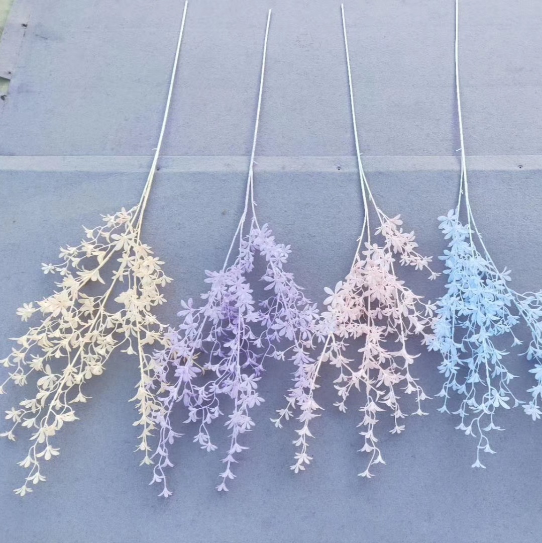 Оптовая продажа искусственных цветов пластиковая орхидея свадебное оформление банкетов пластиковые цветы для фотосъемки