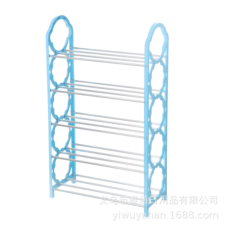 Southeast Asia hot sale multi-layer assembled shoe rack shoe cabinet student dormitory simple multi-layer steel tube shoe rack shoe cabinet storage rack