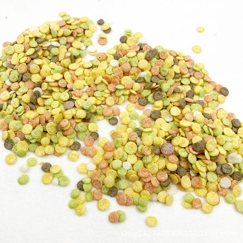 Colorful coarse cereals slices five cereals slices rabbit guinea pig hamster Chinchilla parrot squirrel mixed grain self-matching food companion 500g