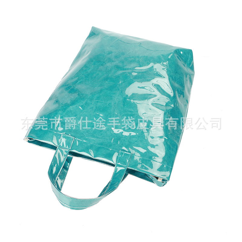 European and American Simple Dupont Paper Handbag, Waterproof and Environmentally Friendly Tyvek Shoulder Bag, Creative Double Layer Handbag