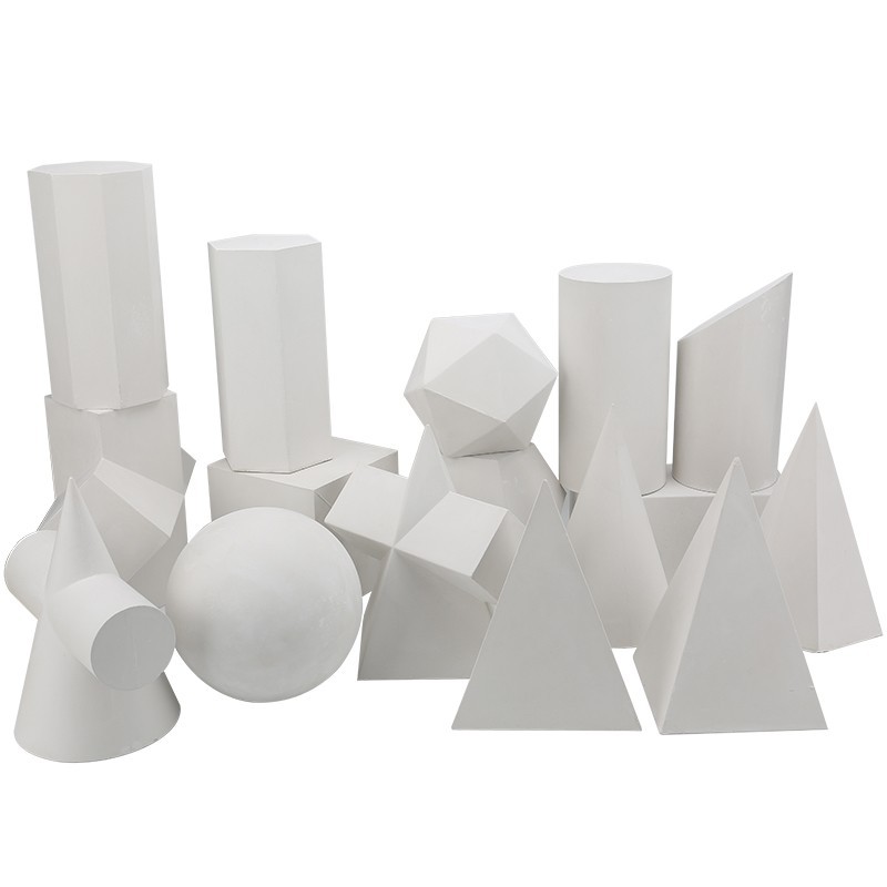 Plaster geometry plaster 16 art exam sketch sketch studio teaching aids geometry sketch painting plaster still life