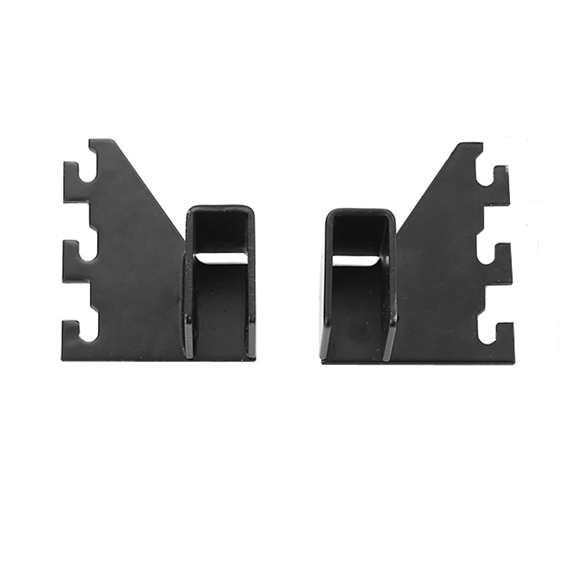 Thick black square tube left and right support white medium support stainless steel straight support hanging head a column ladder column beam support plug