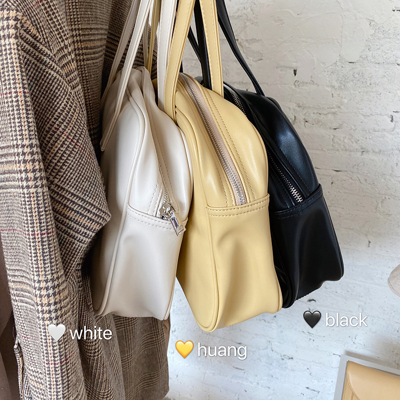 Homemade Bags for Women 2025 New Korean Preppy Style Single Shoulder Ins Large Capacity Daily Casual Armpit Bag