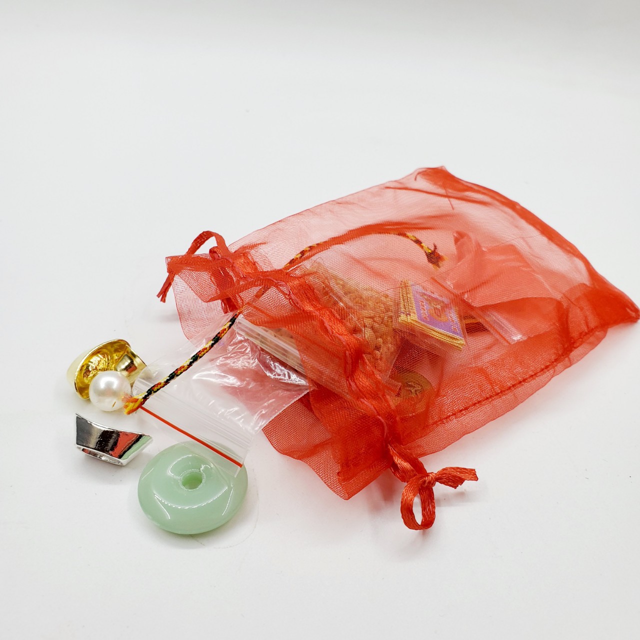 Набор для хранения статуй Бога, статуя Будды, семь драгоценных камней, пять злаков, набор из пяти цветов земли