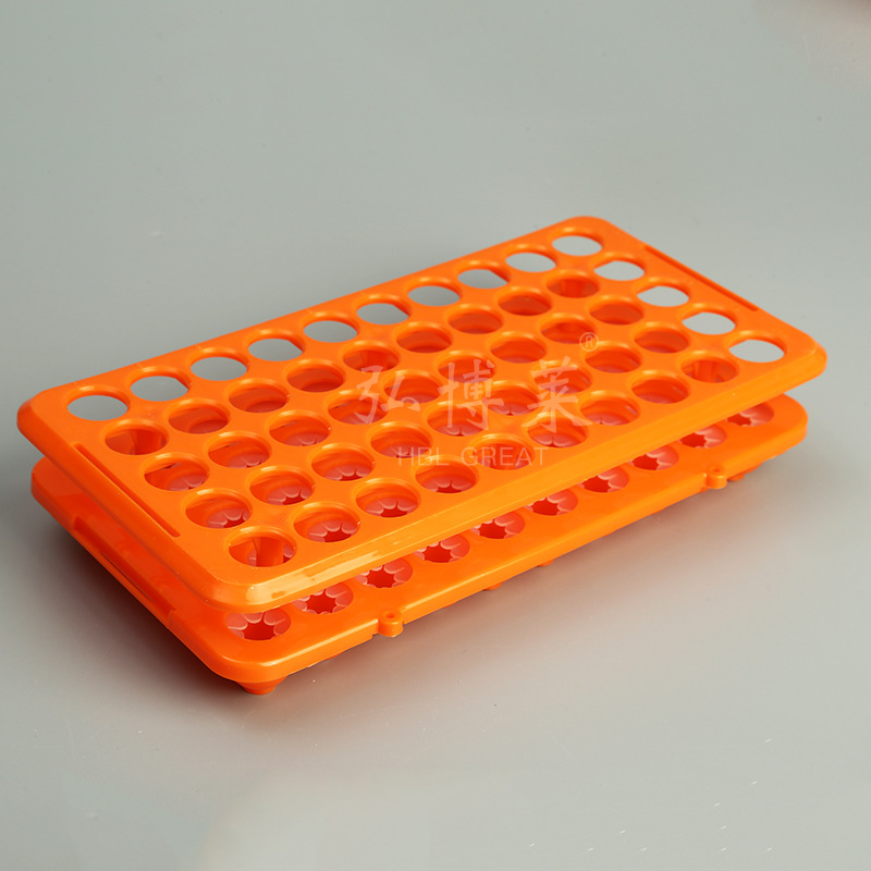 Manufacturers supply plastic rack 50-hole multifunctional centrifuge tube rack 50-hole multi-purpose silicone centrifuge tube test tube rack
