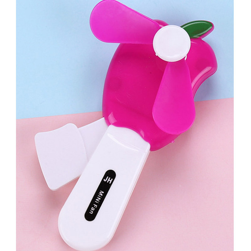 Cross-border dedicated creative fruit hand pressure fan does not hurt hand handheld fan kindergarten gift cool summer