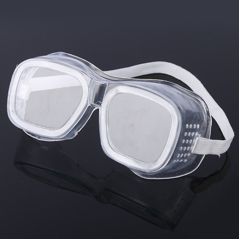 Factory wholesale labor protection glasses soft side small goggles transparent glasses wind-proof sand-proof splash-proof chemical goggles