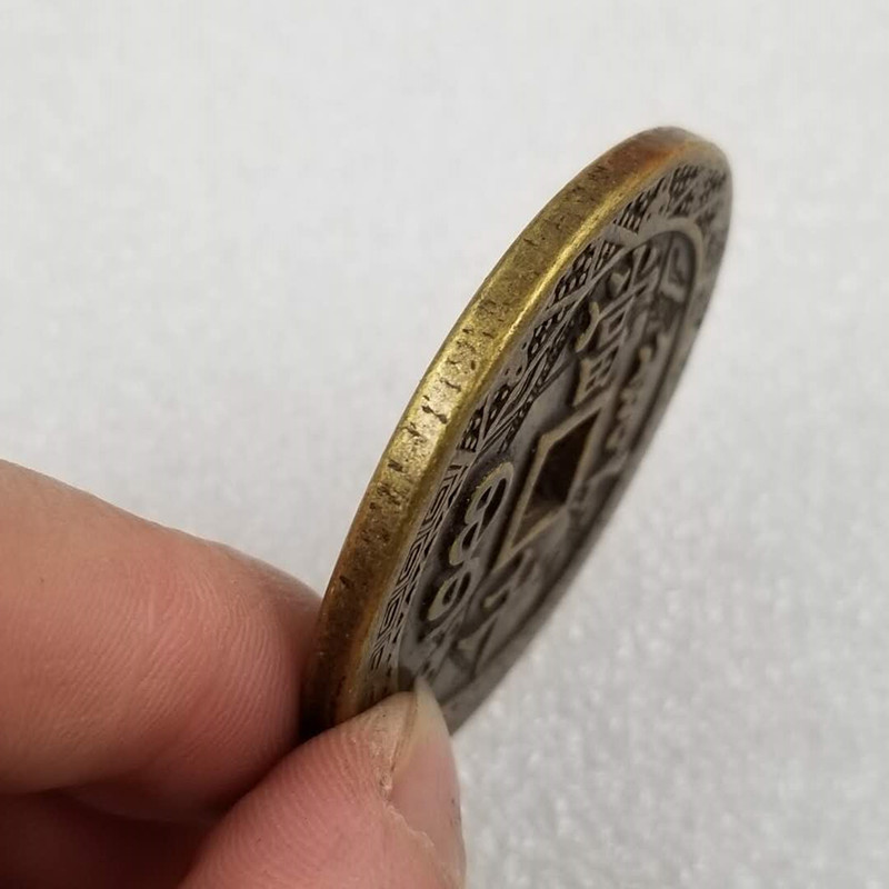 Antique thickened Xianfeng brass copper money factory price diameter 4.3cm/43mm thick 3mm#T198,T125