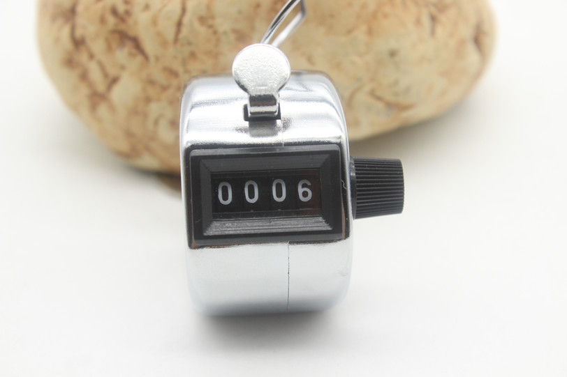 Manufacturers Supply Metal Iron Shell Mechanical Counter Four Manual Counter Manufacturers Spot Wholesale 9999