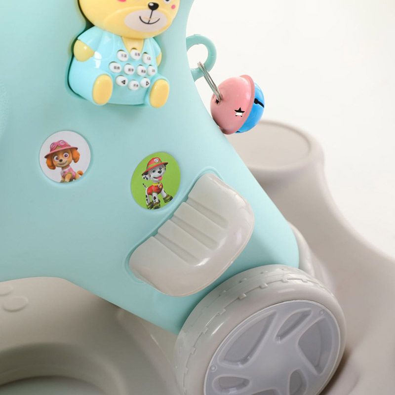 Rocking horse handle universal plastic threaded Trojan horse children rocking horse accessories handle section toy Trojan horse