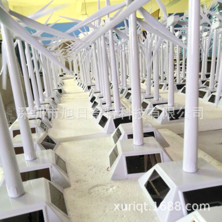 Factory solar windmill wind power generation model swing novel Creative Assembly scientific experiment educational diy toys