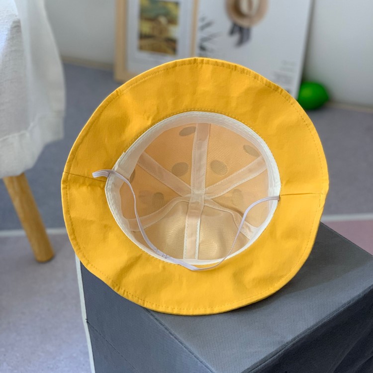 Baby fisherman hat spring and summer cute polka dot sunshade basin hat baby cartoon giraffe 1 year old 2 children autumn hat wholesale