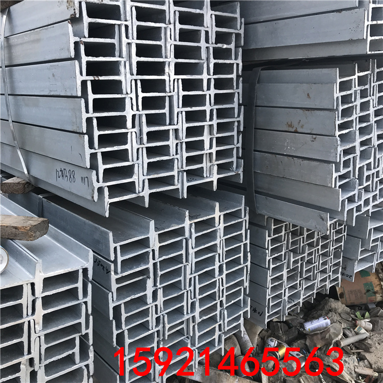 Direct supply Q235B Laigang 12# galvanized I-steel 20# hanging galvanized I-steel 32# customized cutting specifications are complete