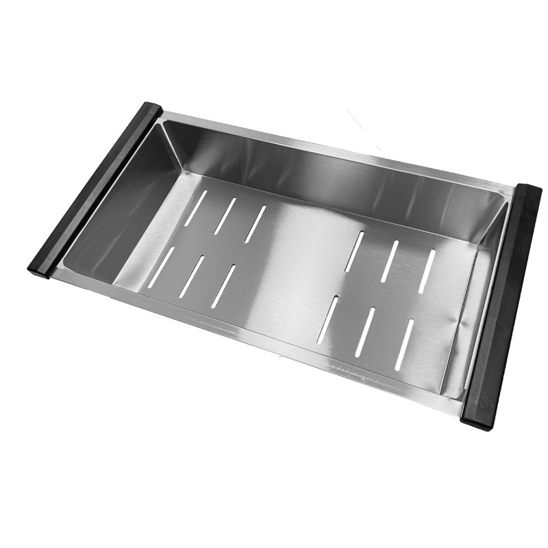High-end practical mahogany drain basket for Sink ordinary 304 stainless steel drain basket stainless steel basin-in-Basin