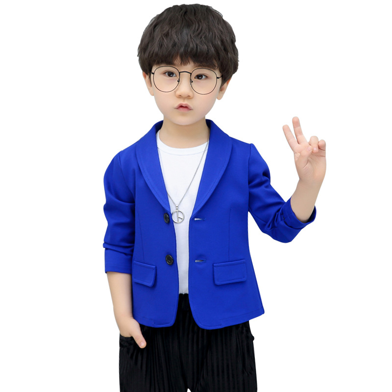 Spring new children's clothing boys' jacket slim Korean style children's small suit boys' handsome baby casual suit
