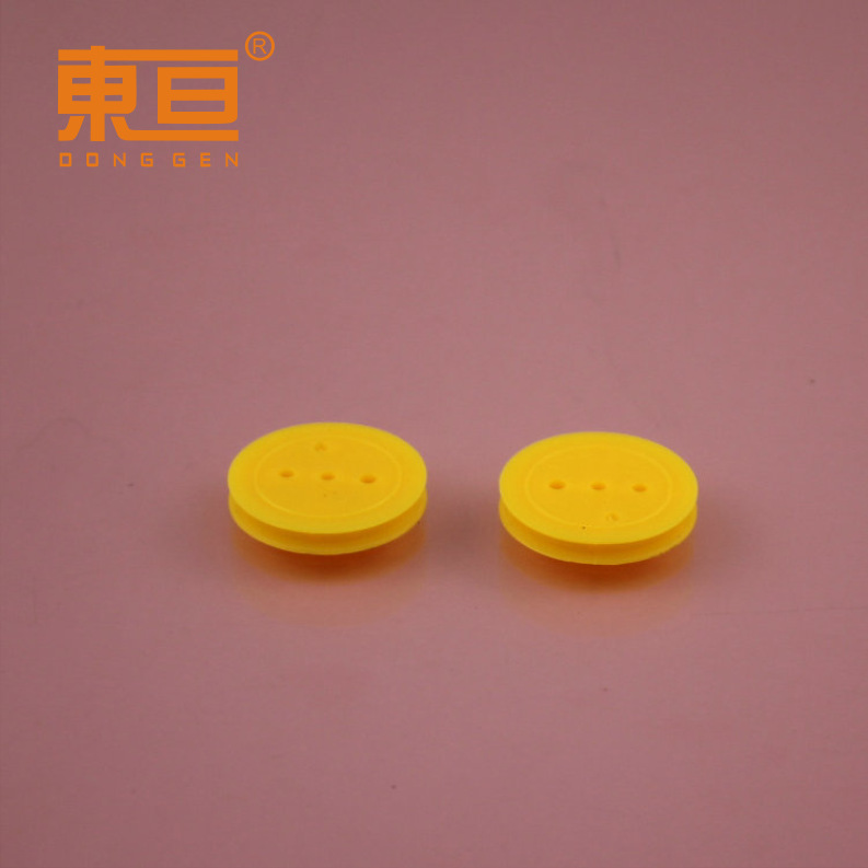 Φ242Ab Yellow 24 Pulleys, Eccentric Pulleys, Three-Hole Pulleys, Functional Pulleys, Technology Building Block Parts