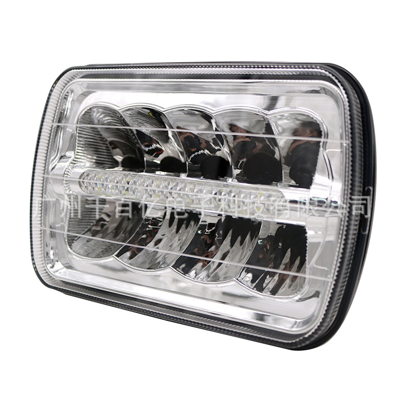 Suitable for jeep Wrangler TJ Cherokee headlight 5x 7 square light 7 inch square light truck headlight pickup modification light
