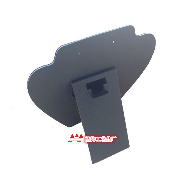 Necklace earrings display board paper jewelry display props 082 Black