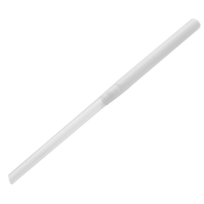 Wholesale disposable retractable straw food grade PP plastic straw moslian same double yogurt straw