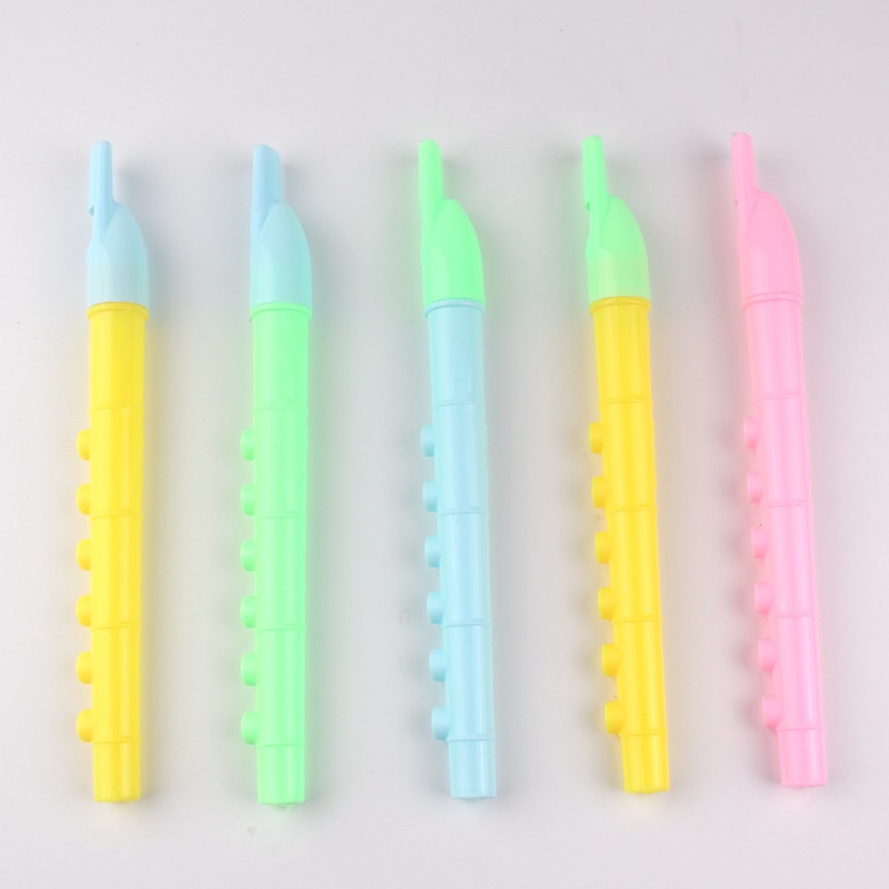 Flute Beginners Children's 6-hole Vertical Flute Fresh Creative Baby Playing Musical Instruments Music Toys Kindergarten Small