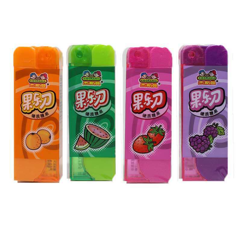 Guole knife jesman children's toy candy fruit flavor hard candy delicious funny gift factory price wholesale box 48 pieces
