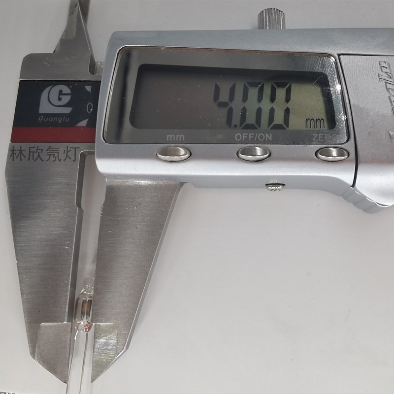 Ready Supply of 4mm Red Light Bulb Ne-2 Cymbal Tube 4*10 General Bright Cymbal Light Indicator Light 110V 220V Cymbal Light