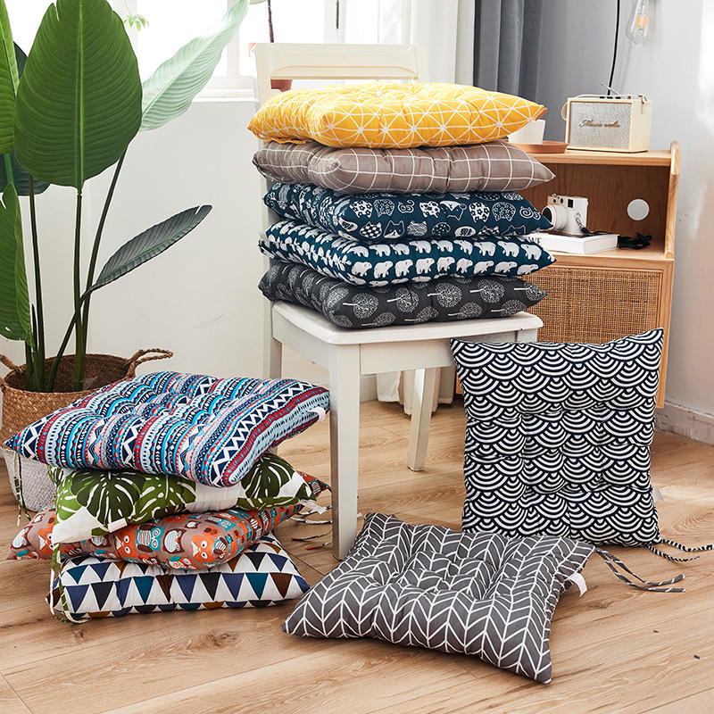 Повседневная печатная подушка, офисная подушка, квадратная подушка для студентов