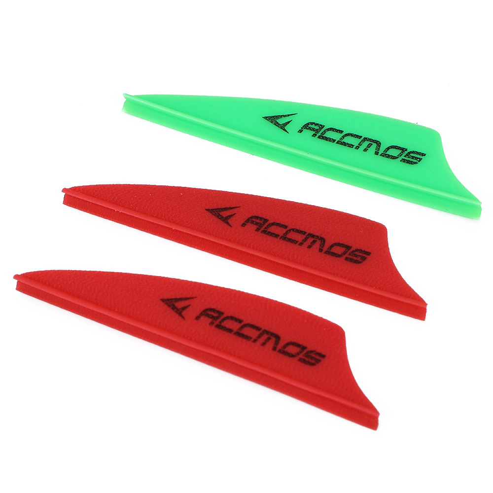 Bow and Arrow feather ACC shield feather 1.75 inch arrow feather high elastic plastic feather archery accessories