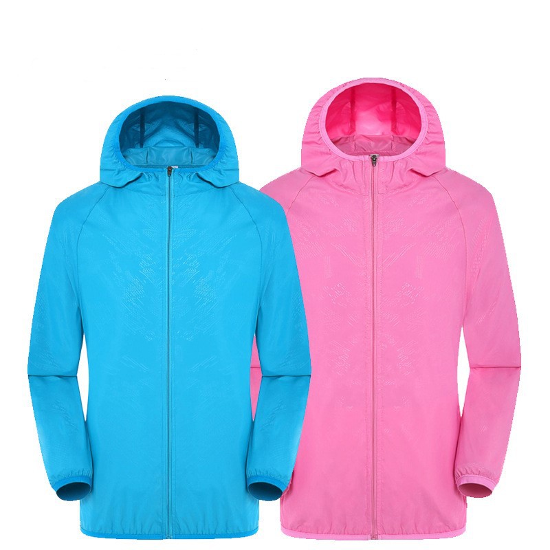 Новинка лета, уличная мужская и женская тонкая куртка с капюшоном, оптовая одежда с защитой от солнца
