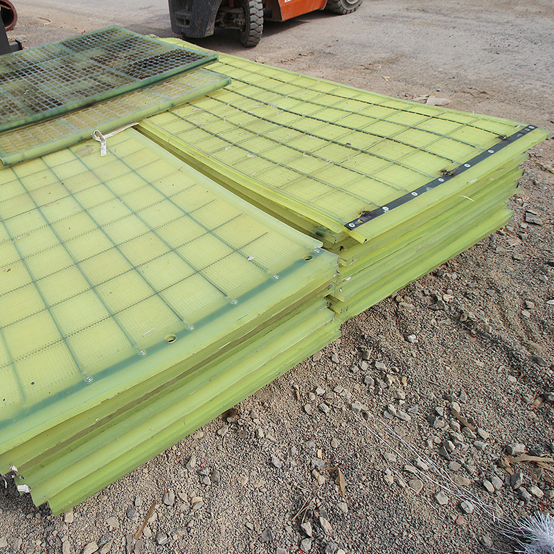 Polyurethane Screen Mesh, Polyurethane Dehydration Screen Mesh, Thin and Cool Polyurethane Vibrating Screen Plate, Can Be Inspected for Use in Coal Washing Plants in Mines