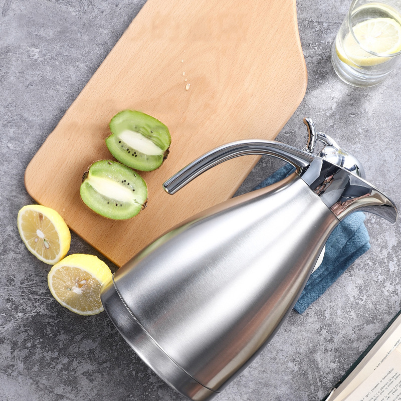 Термос из нержавеющей стали 304, коммерческий, двойной, для горячей воды, с возможностью печати