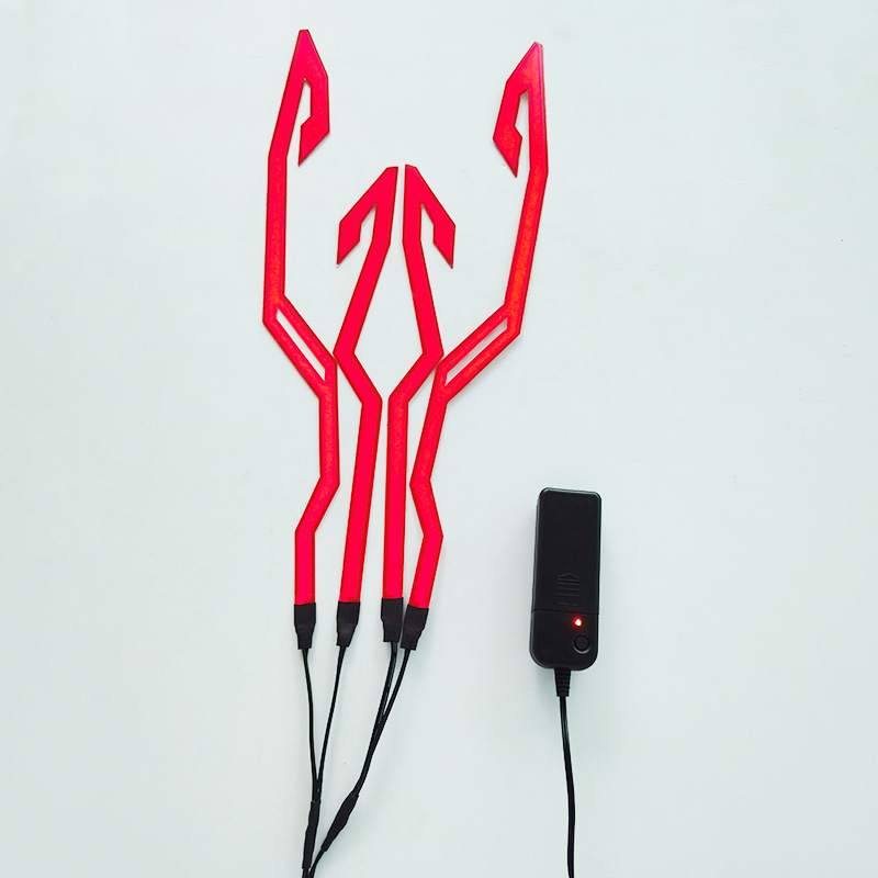 Manufacturers supply helmet luminous strip luminous helmet strip Amazon motorcycle helmet luminous light strip cross-border e-commerce