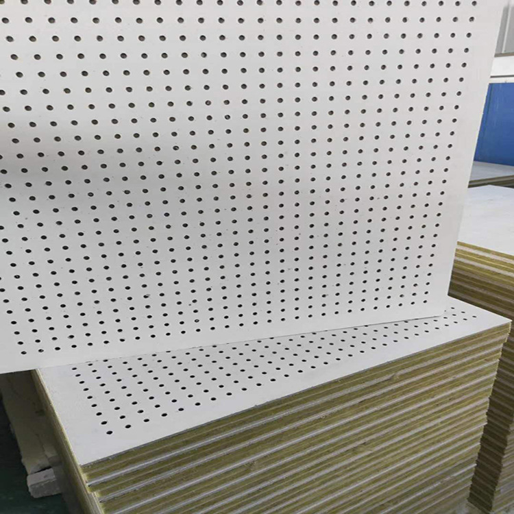 Perforated Sound-Absorbing Panel Integrated Ceiling Soundproofing Aluminum Gusset Plate Perforated Aluminum Composite Sound-Absorbing Panel Ceiling Perforated Sound-Absorbing Panel