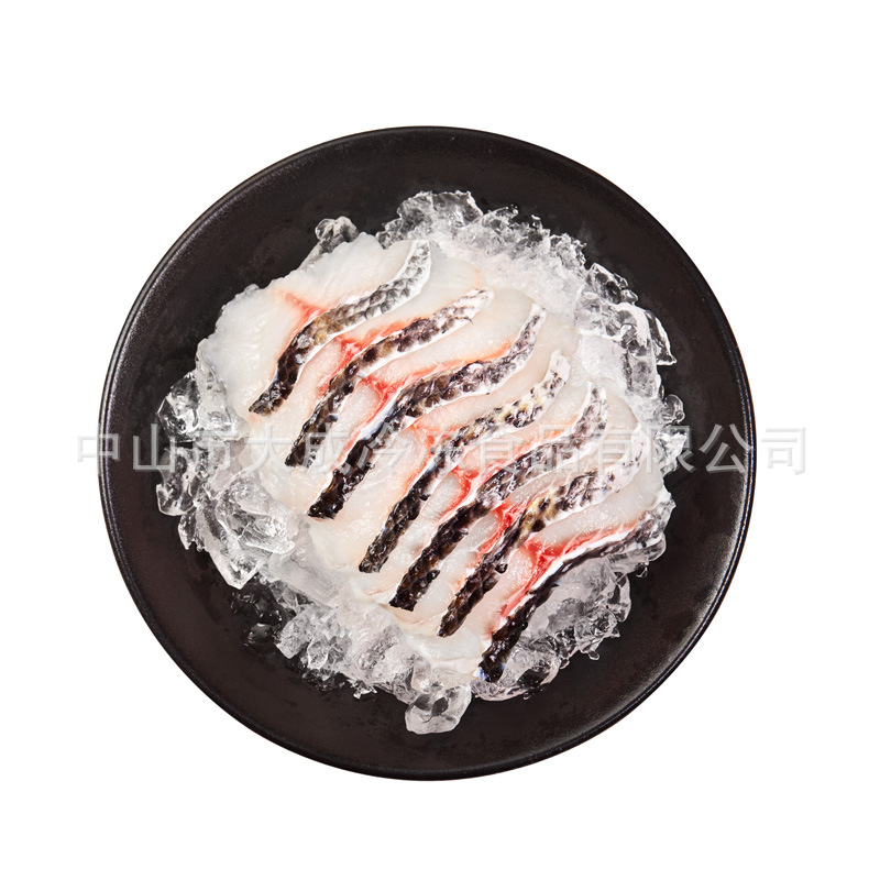Pulp-Free Quick-Frozen Black Fish Fillets, Pickled Fish, Boiled Fish, Boneless Fish Fillets, Fish Mid-Section Hot Pot, Aquatic Fish, Quick-Frozen with Liquid Nitrogen