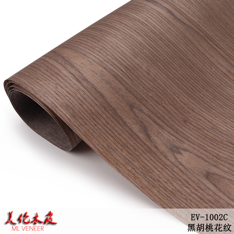 60*250cm large size Technology black walnut mountain grain wood skin four parquet black walnut technology wood skin