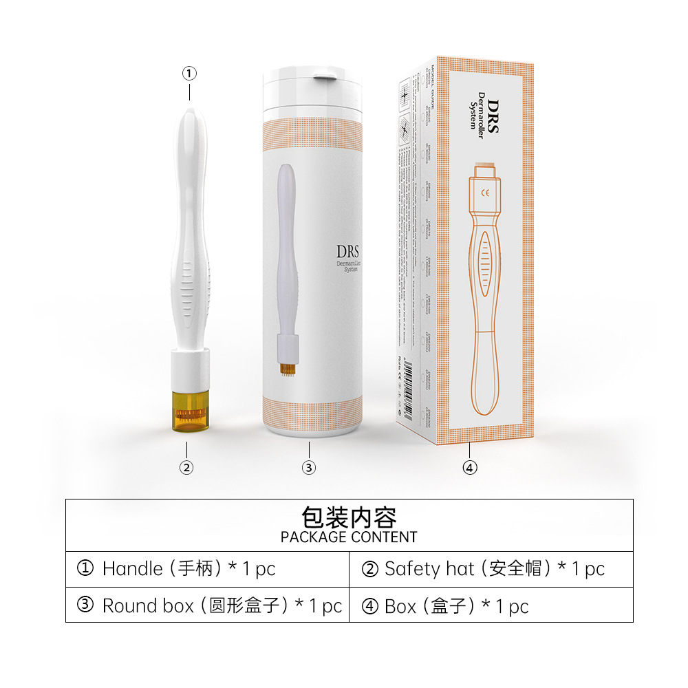 Yikai DRS40 seal micro needle facial care stamp micro needle straight plug-in titanium alloy micro needle factory wholesale