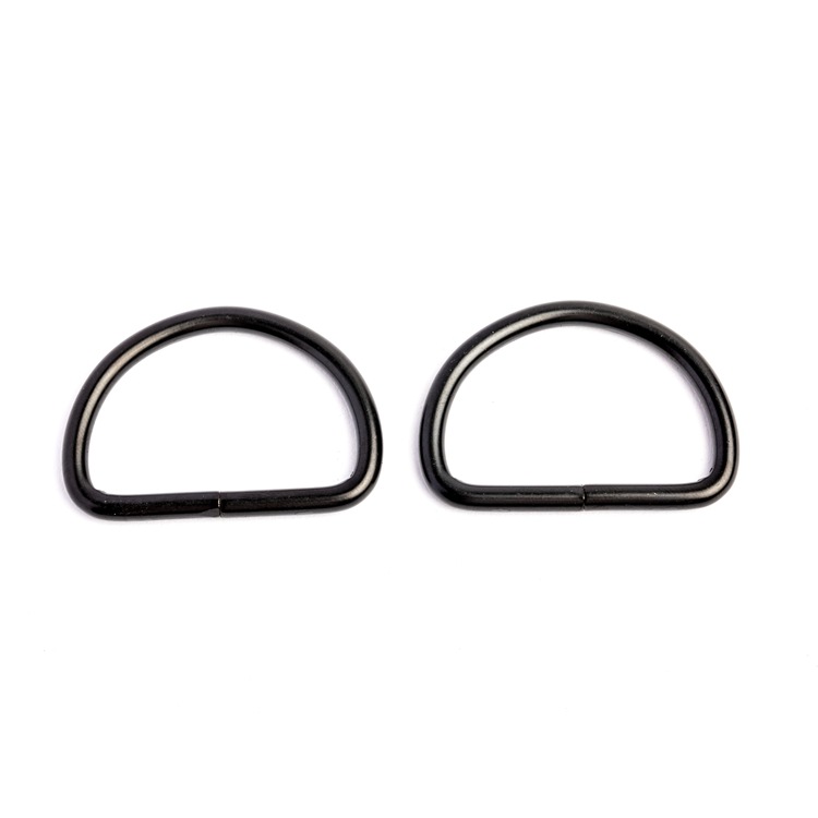 Factory direct supply luggage hardware accessories d-buckle metal opening d-Buckle High semicircular buckle stainless steel large d-ring