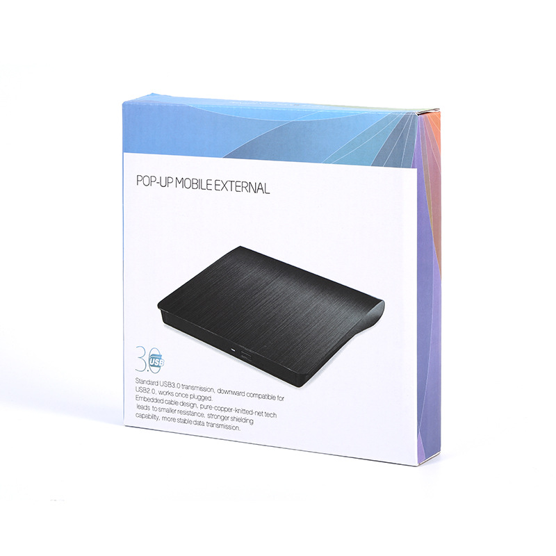 Brushed 12.7mm optical drive kit external USB optical drive Box drive-free universal optical drive external box manufacturer
