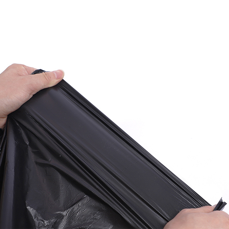 Black Garbage Bags of Various Specifications Large Capacity Flat Mouth Large Sanitation Outdoor Property Hotel Kitchen Large Garbage Bags