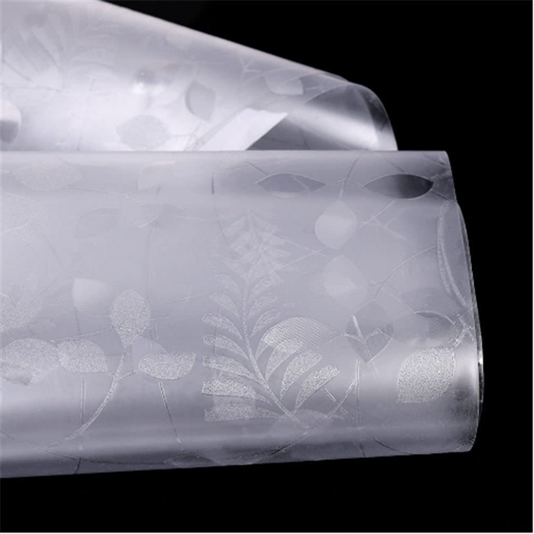 3D laser glue-free electrostatic glass film transparent opaque small ice glass window stickers wholesale electrostatic stickers