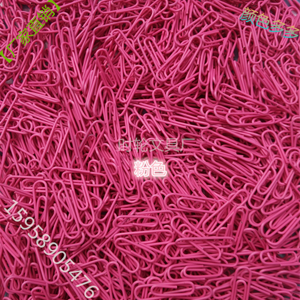 Source manufacturers color paper clips, plastic paper clips, paper clips, 28mm paper clips
