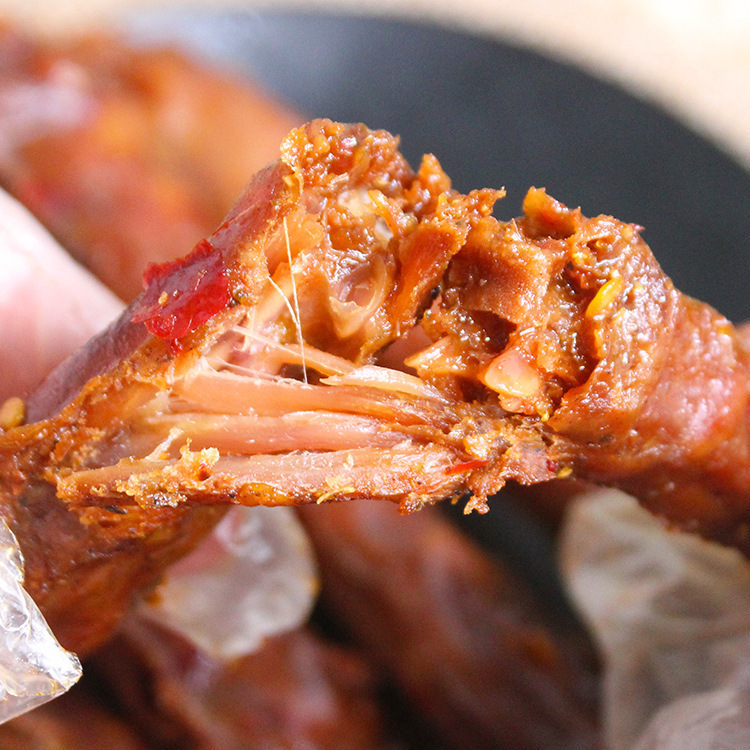 Kiss Snacks Air-Dried Grilled Neck Braised Spicy Snacks Snacks 38g Bag Non-Duck Neck Supermarket Food Wholesale