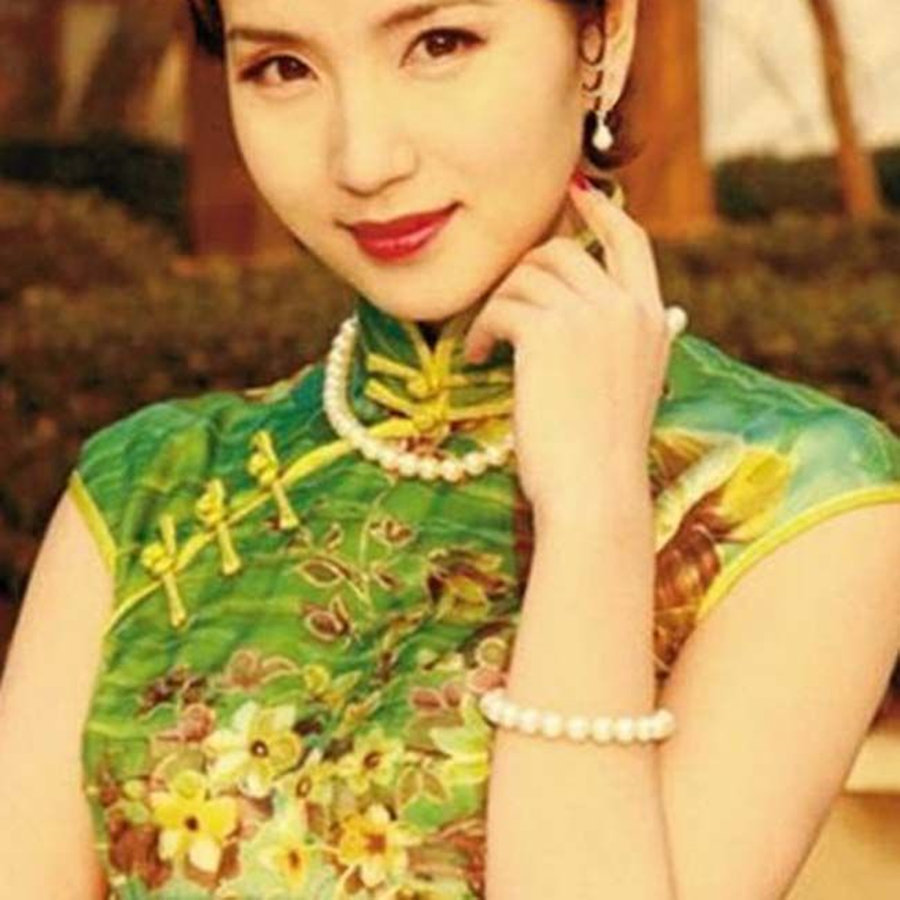 Spot Bead Necklace Bracelet Earrings Three-piece Set Cheongsam Clothing Accessories Women's All-match Wedding Dress Necklace Set