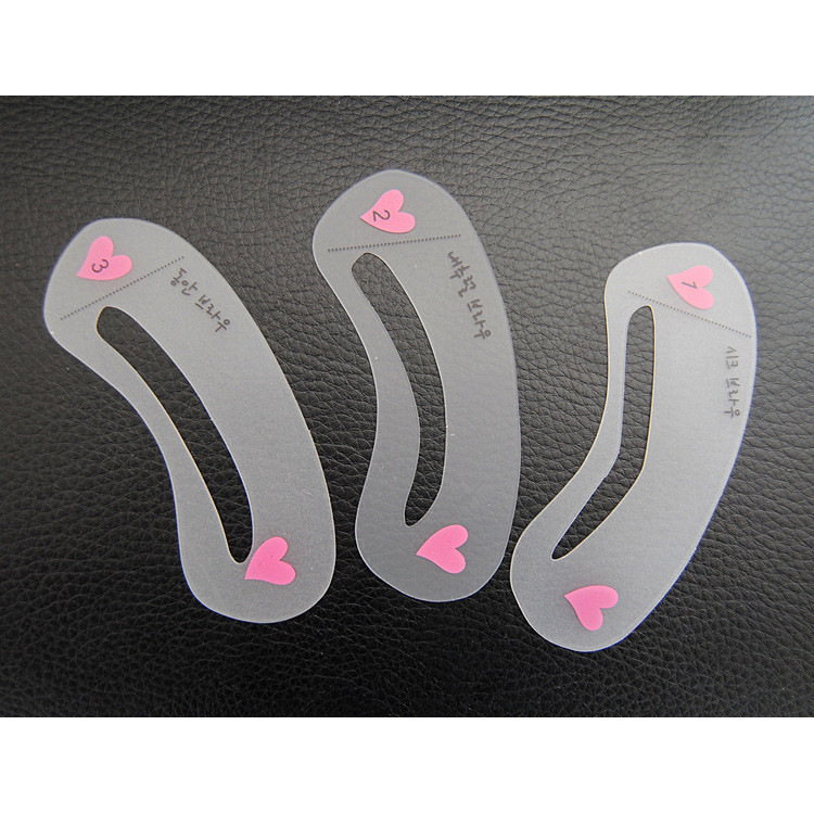 Eyebrow Tool Set for Beginners: Eyebrow Stencil, Eyebrow Stickers, Eyebrow Pencil, Eyebrow Shaping Knife, Eyebrow Shaping Aid