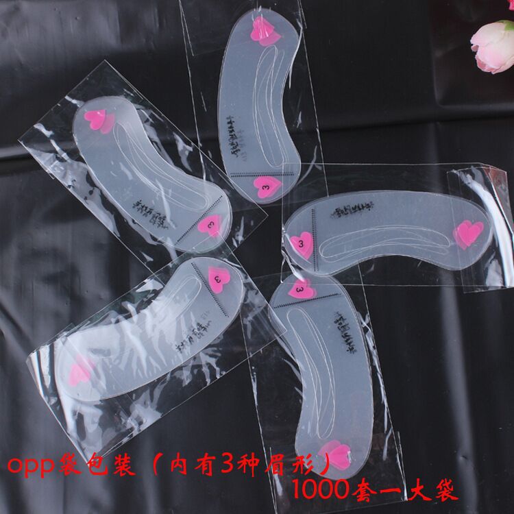 Eyebrow Tool Set for Beginners: Eyebrow Stencil, Eyebrow Stickers, Eyebrow Pencil, Eyebrow Shaping Knife, Eyebrow Shaping Aid